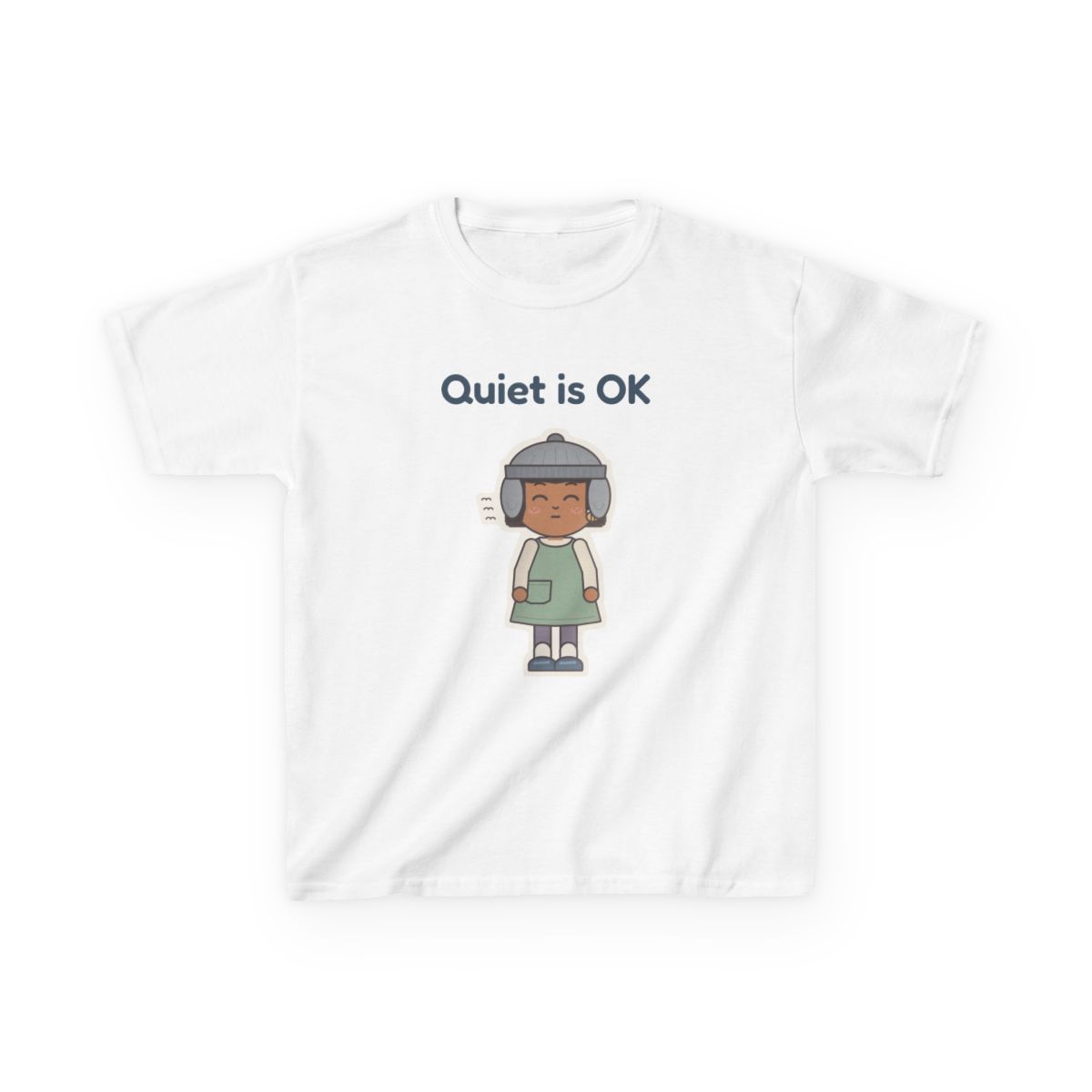 Junie's World Quiet is OK Kids Tee